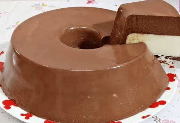 Gelatina de Chocolate Recheada