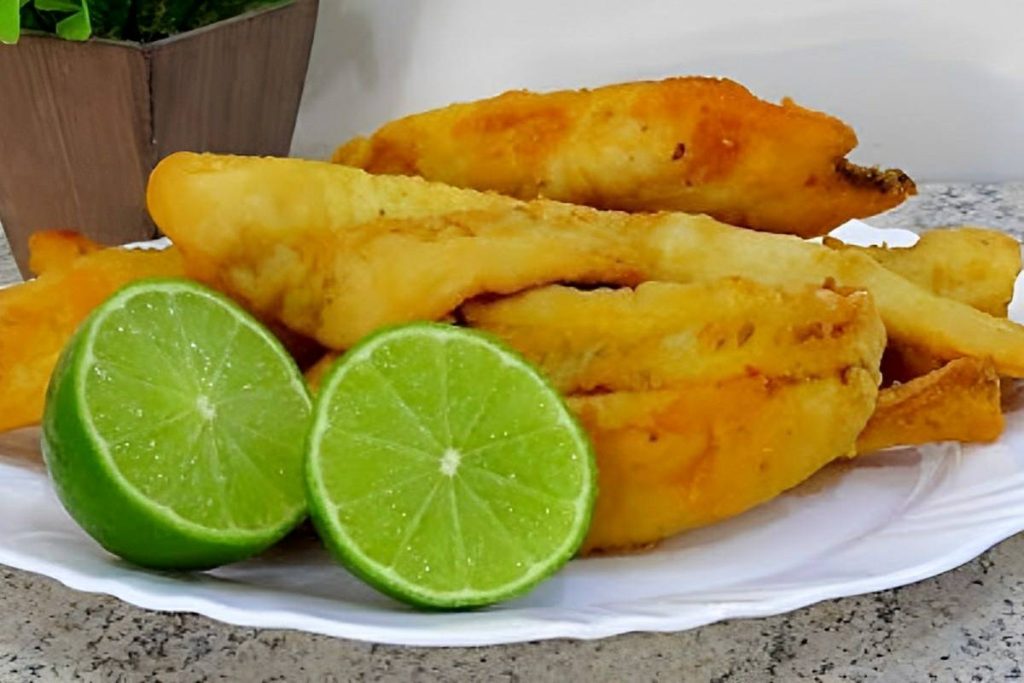 Peixe Merluza frita