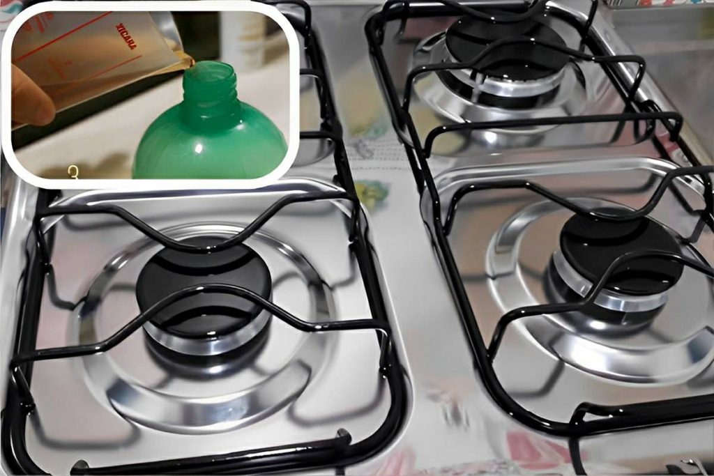 Misturinha caseira para limpar fogão: Limpa como se fosse mágica!