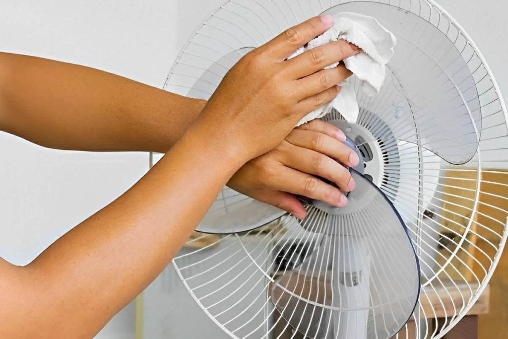 Misturinha para limpar ventilador