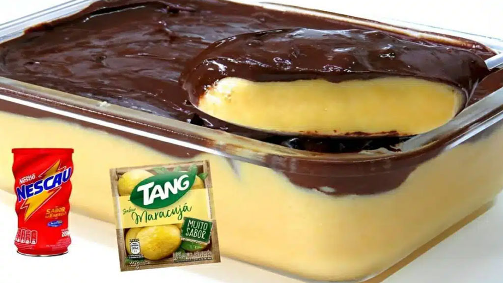 Sobremesa com Tang e Nescau