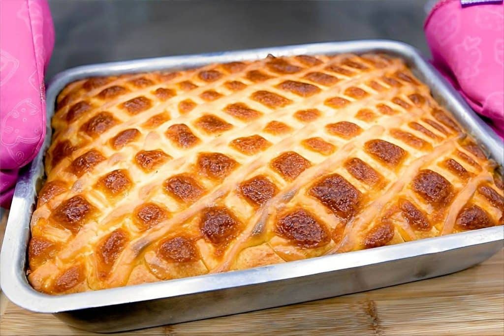 Torta de Presunto e queijo com massa fofinha