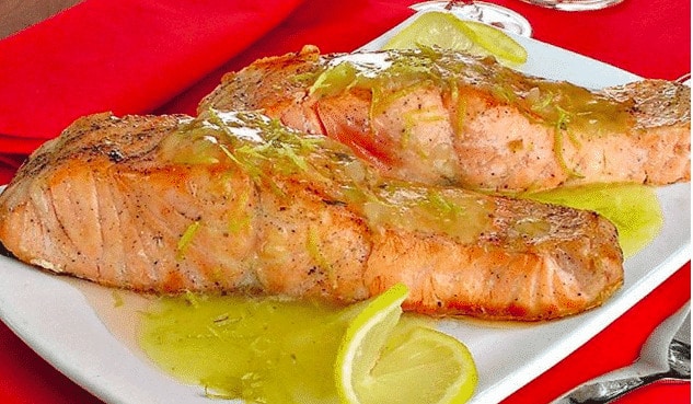 Salmão ao Molho de Limão Siciliano