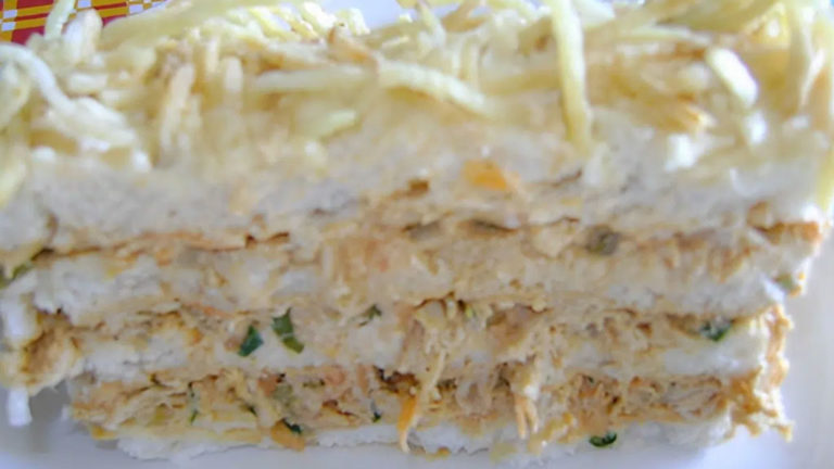 Torta com Pão de forma e frango: Receita que a Vovó me ensinou!