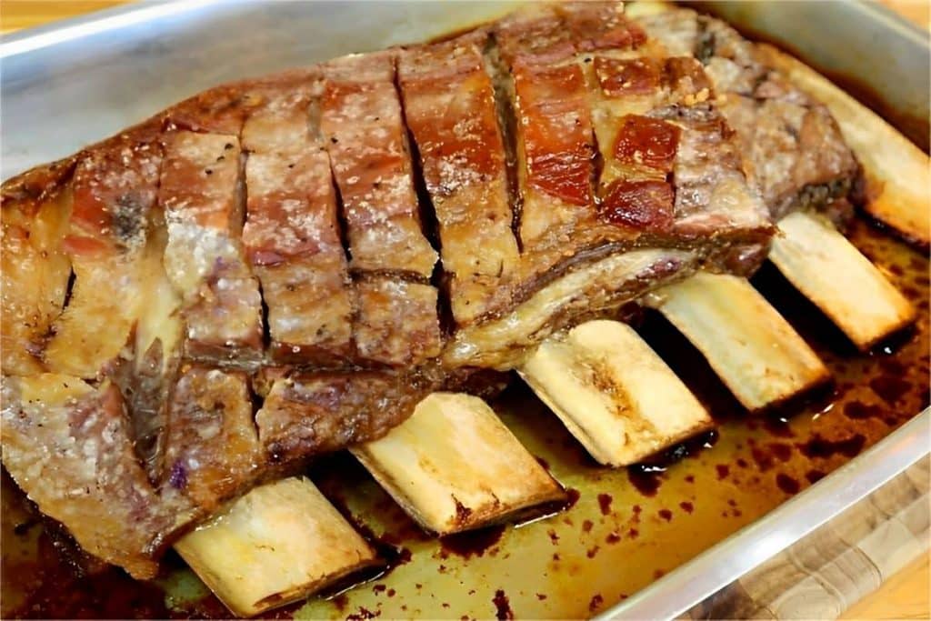 Costela assada no forno deliciosa