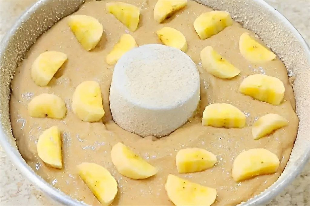 Bolo de Banana sem açúcar e farinha