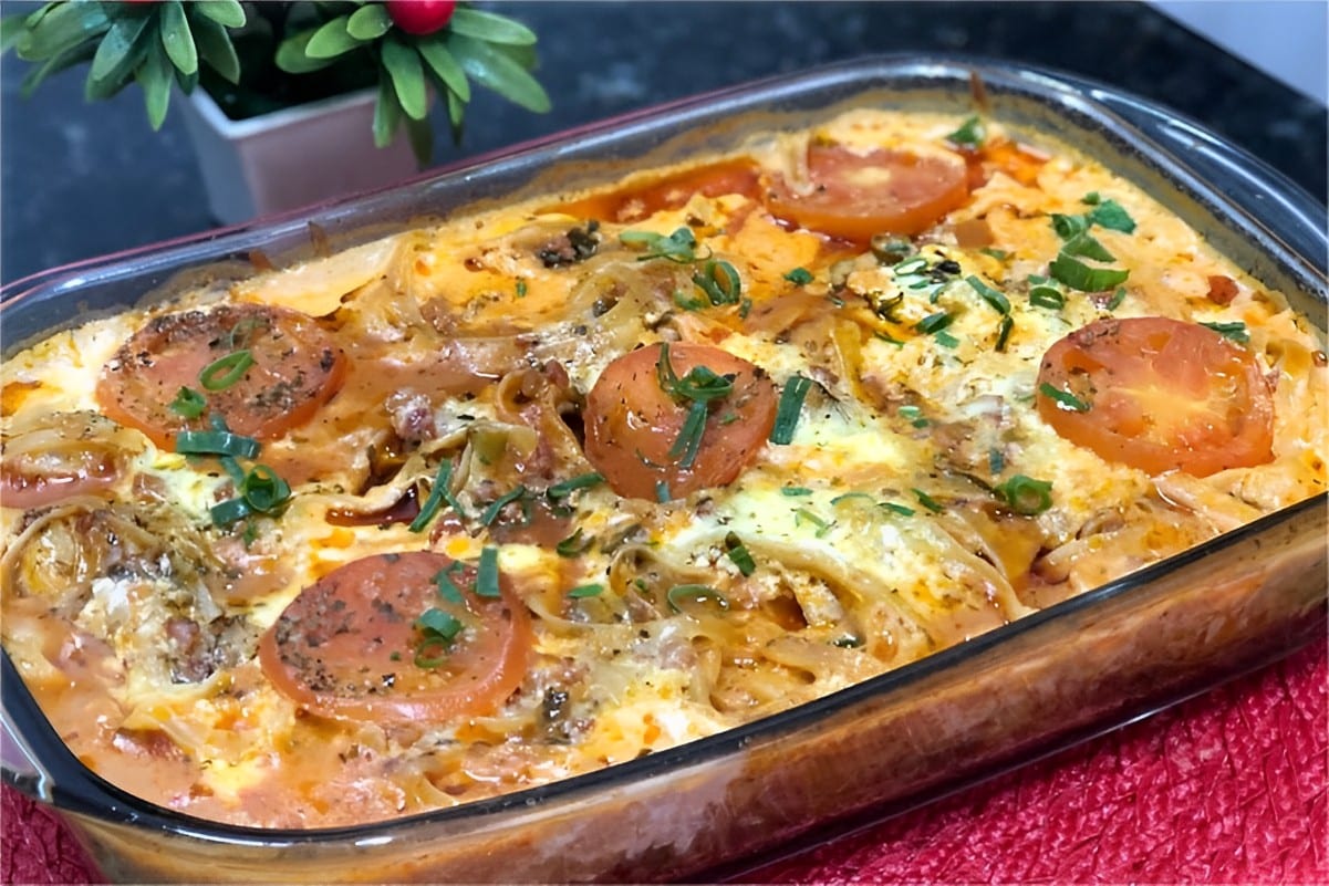 Macarrão de forno super cremoso