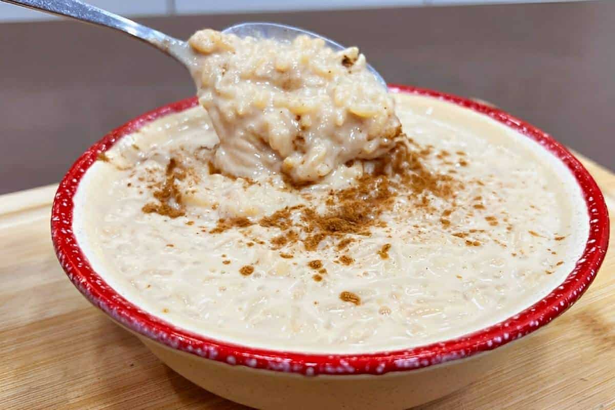 Arroz doce da Vovó sem leite condensado