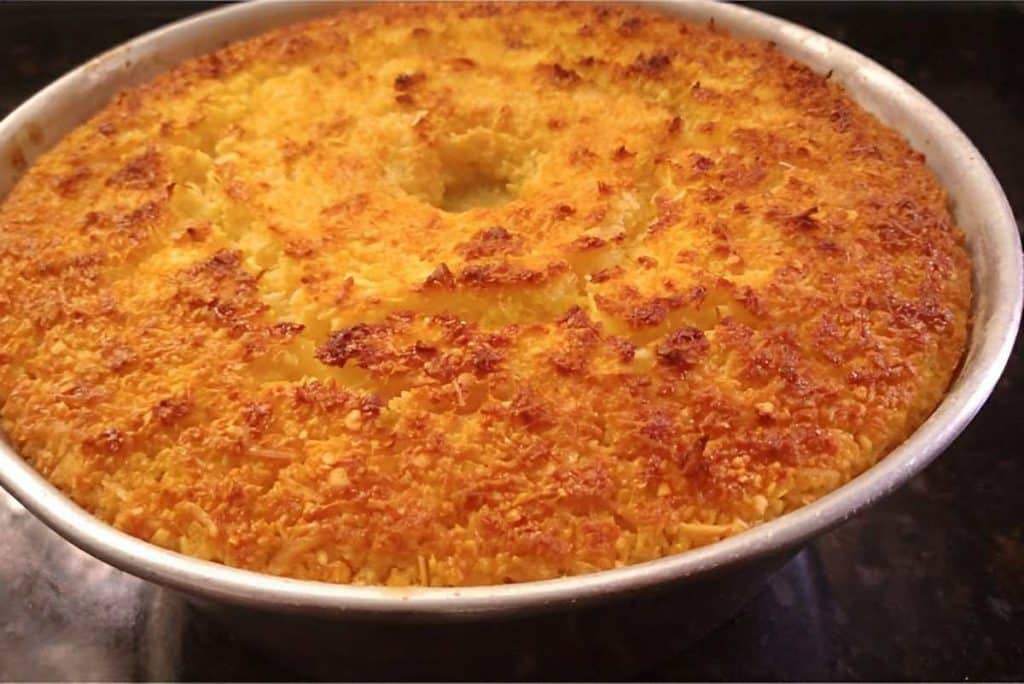 Bolo de Mandioca de liquidificador sem farinha de Trigo