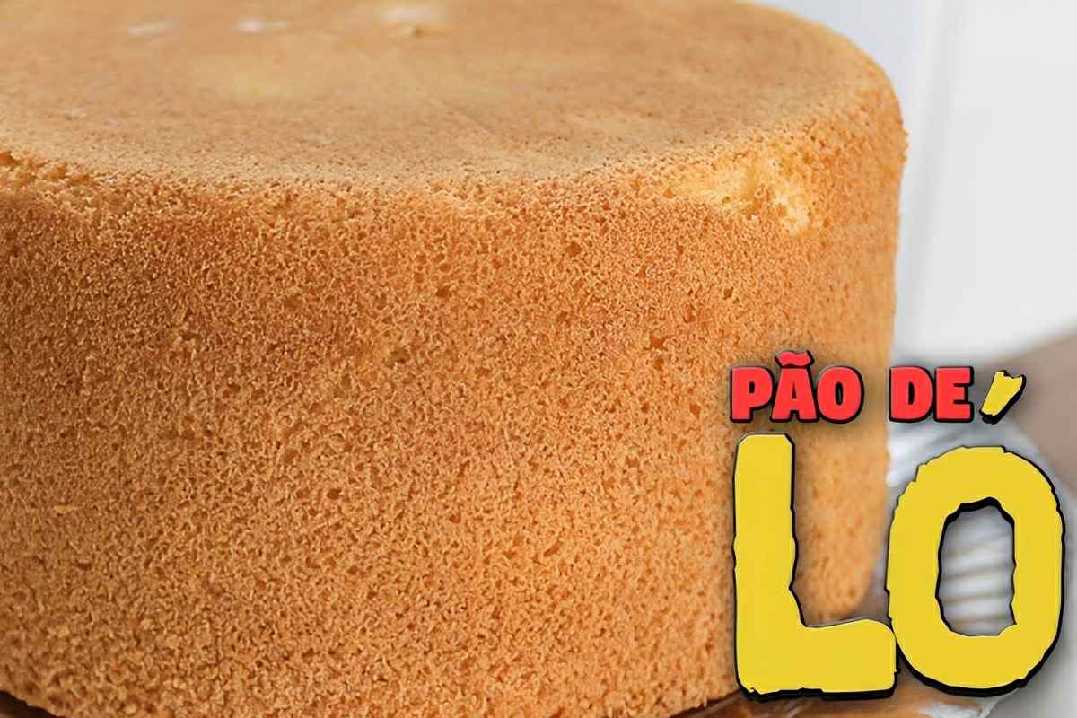 Pão de Ló profissional com apenas 3 ingredientes