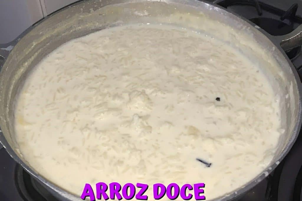 Arroz doce cremoso com coco