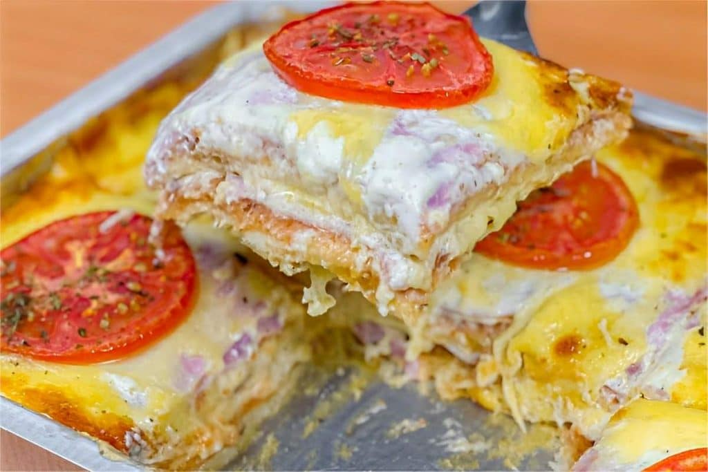 Bauru de Forno com pão de forma