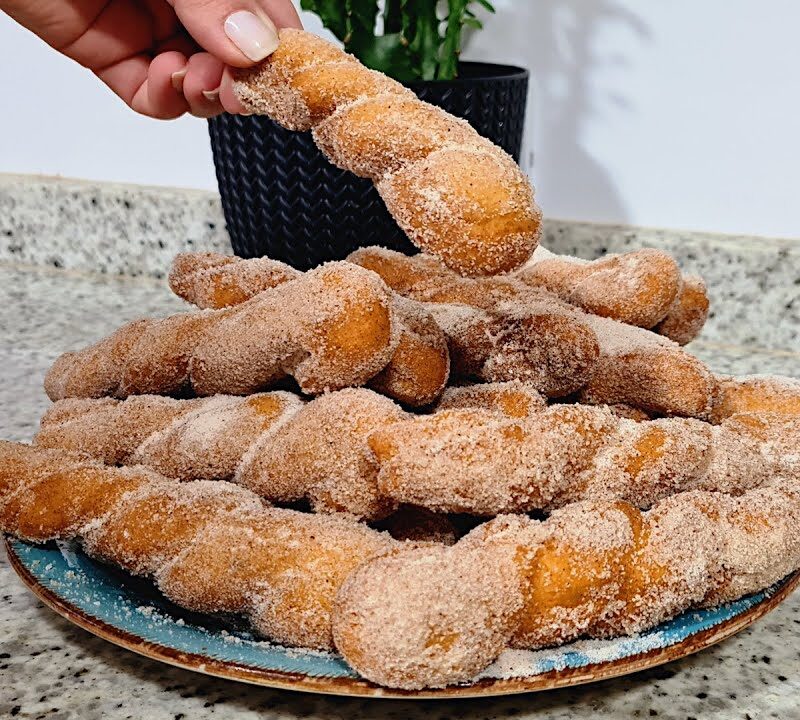 Bolinho de Chuva em espiral