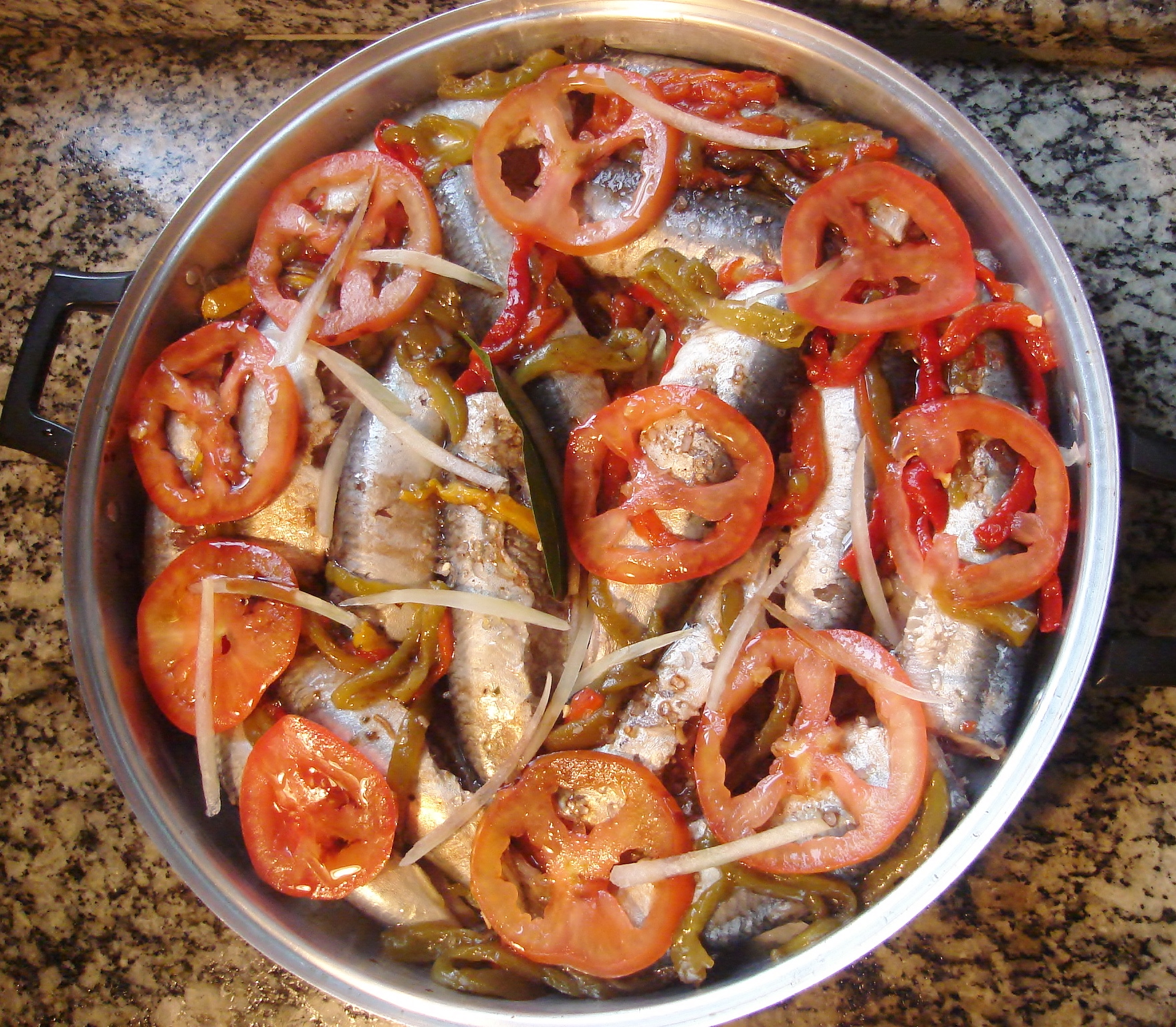 Escabeche de Sardinha da Tia Sandra