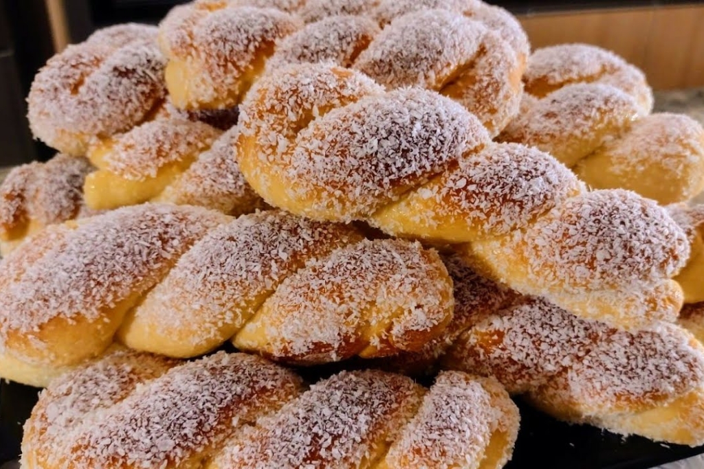 Rosquinha de coco de Padaria