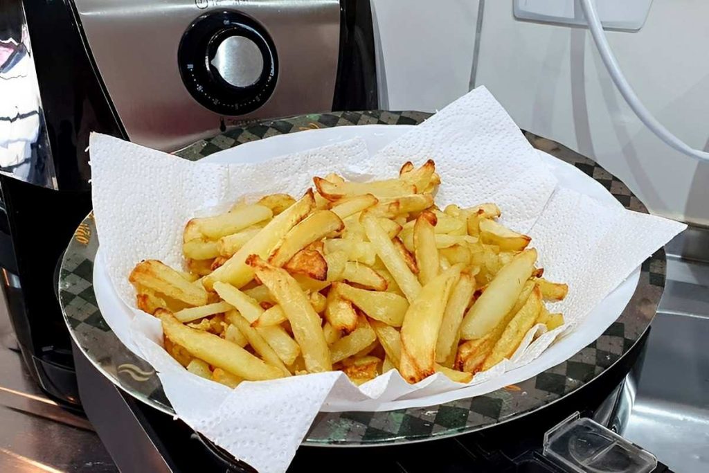 Batata frita na Air Fryer