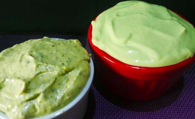 Molho verde para Churrasco com maionese