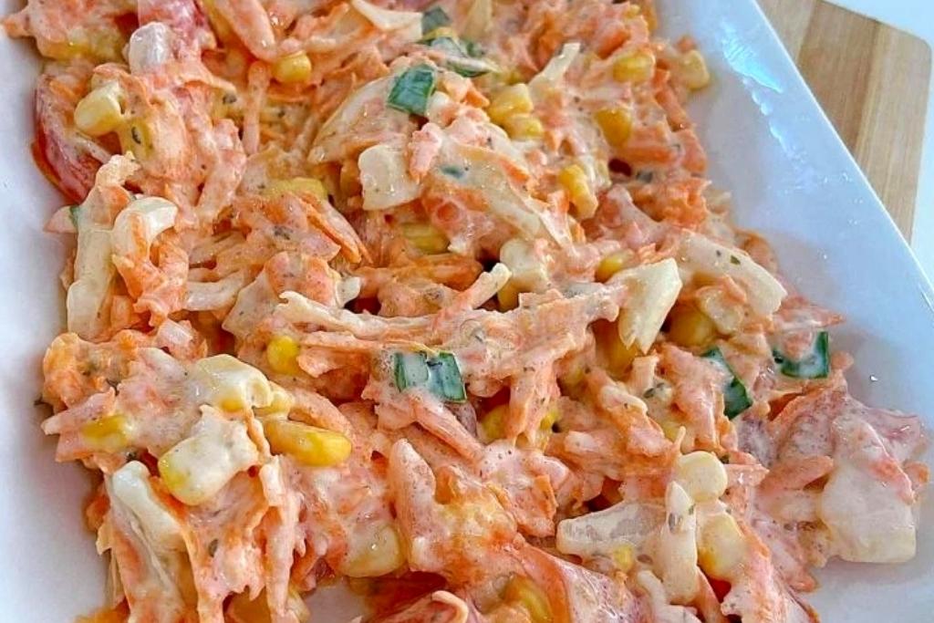 Salada de cenoura cremosa: Receitinha fácil de preparar e muito saborosa!