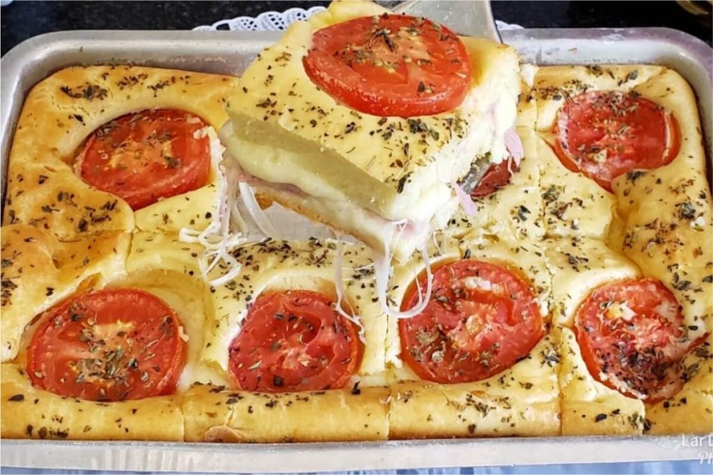 Torta de presunto e queijo econômica