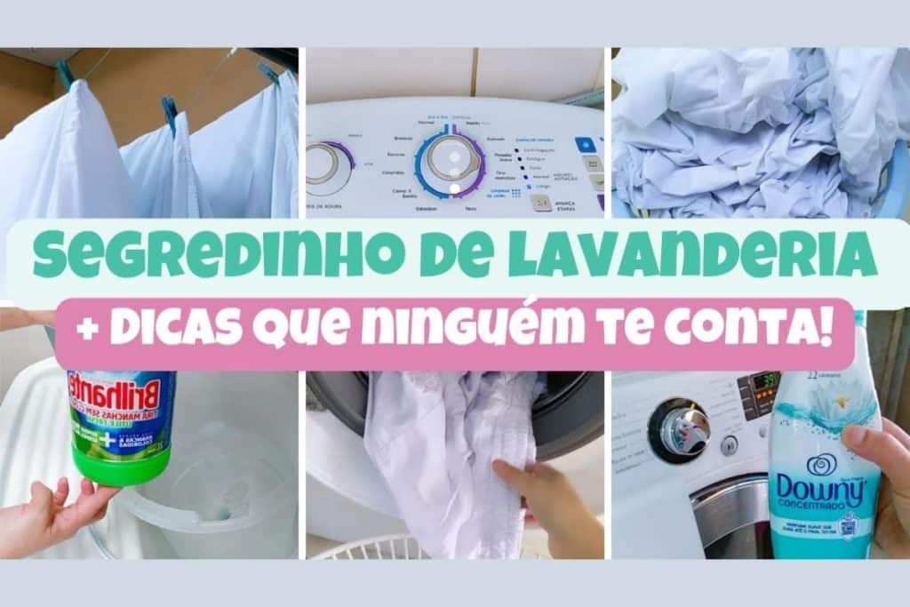 Como desencardir roupa branca com um segredinho de lavanderia